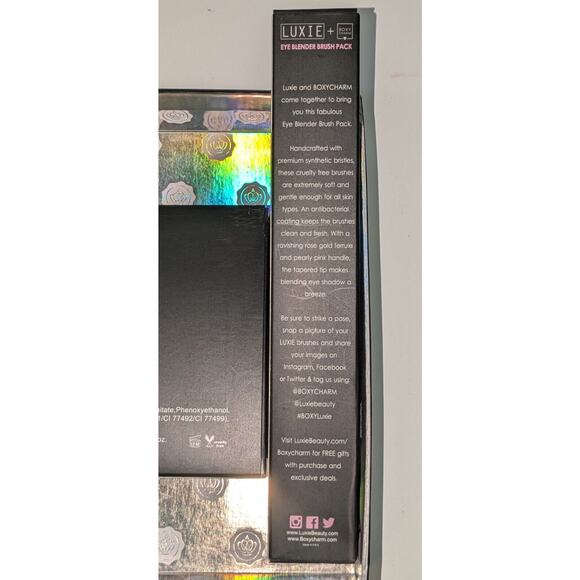 Bundle of 1 Kab Cosmetics Eyeshadow Palettes 1 Luxie Eye Blender Brush Trio Pack - Picture 4 of 11